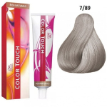Profesionalūs plaukų dažai Wella Professionals Color Touch, Nr.7/89 Medium Blond/Pearl Cendre, 60 ml
