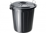 &Scaron;iuk&scaron;lių dėžė / Konteineris Rotho BASIC 25L, juodos sp.