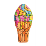 Pripučiamas čiužinys Ledai Pop Bestway ledai, 188 cm x 95 cm, 43185, įvairių spalvų