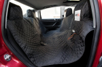 Hobbydog automobilio sėdynių užtiesalas su velcro juosta, juodas, 190x140 cm