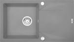 Deante granitinė virtuvinė plautuvė Deante Evora ZQJ S113, Metallic grey