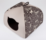 Guolis-būda Hobbydog Igloo R1, 38x38x30 cm, ruda