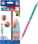 Bicolor trikampiai pie&scaron;tukai 24 spalvos Milan
