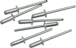 Aliumininės kniedės 12,7x4,8mm, 50 vnt.