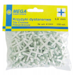 Kryžiai plytelėms 2,5 mm 200gb