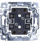 Legrand Sistena Life dvigubas 2x2p mechanizmas, 16a, Ip20