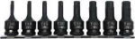 8 vnt. smūginiai bitiniai lizdai 1/2" Torx T30-t80