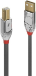 USB kabelis - Lindy - 36643 - 3 m - USB A - USB B - 2.0 - 480 Mbit/s