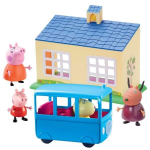 Komplektas Peppa Pig mokykla ir autobusas