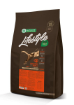 Nature's Protection Lifestyle suaugusių sterilizuotų kačių sausas begrūdis pa&scaron;aras su la&scaron;i&scaron;a ir kriliu, 7 kg
