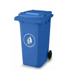 Lauko konteineris 120 l, mėlynas
