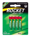 Rocket Heavy Duty AAA elementai 4 vnt.