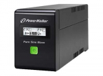 PowerWalker - UPS POWER WALKER LINE-INTERACTIVE 600VA 3X IEC 230V,PURE SINE WAVE,RJ11/45 IN/OUT,USB,LCD (Pełna sinusoida)