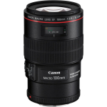 Objektyvas Canon EF 100mm f/2.8L USM IS Macro, juodas