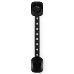 Spintelės užrakinimo spyna Ricokids, black, 6 vnt.