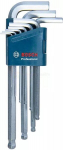 Set of 9 male keys for hexagonal socket screws