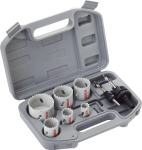 Box of 9 pieces of HSS bimetal hole saws for electricians - BOSCH