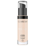 Makiažo pagrindas Claresa Doll Up! 03 Light Medium suteikiantis &scaron;vytėjimo, vidutinio maskavimo, vegani&scaron;kas