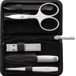 Manikiūro ir pedikiūro rinkinys Zwilling Twinox Travel Set, 5 vnt., juodas