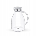 Wilmax ąsotis, 2,5 l, Stiklinis ąsotis metalinis dangtis sulčių vanduo 2,5 l