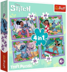 Dėlionė 4-in-1 Lilo ir Stičas