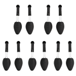 Batų kurpaliai, 5 poros, juodos spalvos, plastikas, eu 38&ndash;45
