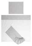 Lorelli vaiki&scaron;kas patalynės komplektas Tiny Dream Gray, 60x120, 3 dalių