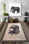 Asir kilimas Elefante Nero Djt 80x120 cm