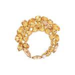 Segė moterms DamondSky Crystal Branch Golden Topaz Colorado Topaz su Swarovsk krstalas DS00BR185