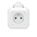 Prailgintuvas su 4 lizdais, 2 Usb, 1.4m, baltas