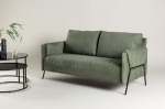 Sofa Indigo, dviejų vietų, žalia