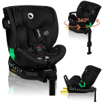Automobilinė kėdutė Lionelo Harmony i-Size Black Carbon Bamboo 4in1