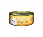 Aatas Cat Tantalizing Tuna&Chicken begrūdis, 80 g x 24
