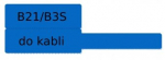 .NIIMBOT B21/B3S kabelių etiketės 25*38mm 100vnt.