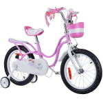 Vaiki&scaron;kas dviratis RoyalBaby Little Swan 16", rožinis