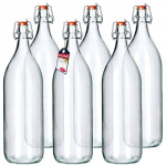 Stikliniai buteliai su kam&scaron;čiu, 2 l, 6 vnt.