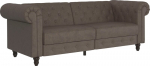 Dvivietė sofa-lova Dorel Home Felix, ruda