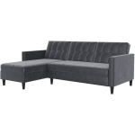 Trivietė sofa-lova Dorel Home Hartford, pilka