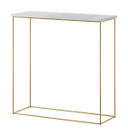 Stalas-konsolė ADRK Furniture Milan, auksinis/pilkas