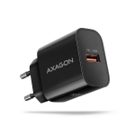 Axagon Acu-qc18 18w tinklo įkroviklis, Usb-a, Qc3.0, juodas
