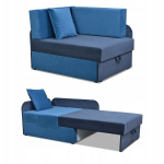 Vaiki&scaron;ka kampinė sofa-lova Denis Duo, mėlyna