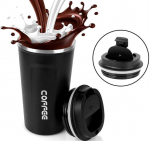 COFFEE termopuodelis, nepralaidus kavos termosas, didelis, 510ml