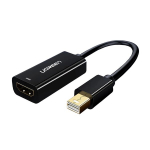 Ugreen MD112 10461 mini DisplayPort (vyri&scaron;kas) / HDMI (moteri&scaron;kas) FHD 1080p adapteris - juodas