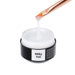Statybinis gelis Easy Fluid Sincero Salon, Milky foil, 15 ml