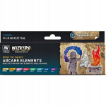 Vallejo Wizkids Arcane Elements akrilinių dažų rinkinys (8x8 ml)