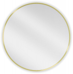 Vonios veidrodis Mexen Loft Round, 75 cm, auksinis