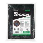 Agroplėvelė nuo piktžolių Bradas, 70 g/m&sup2;, 1.1 x 15 m, juoda