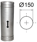 Teleskopinis kamino vamzdis. L-310 mm. D-150 mm.