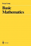 Basic Mathematics 1st ed. 1988. Corr. 3rd printing. 1998
