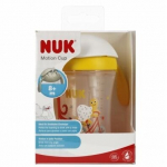 Gertuvė NUK Motion Cup, geltona, 8+ mėn, 230 ml